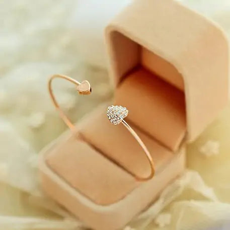 Gold Heart Bracelet