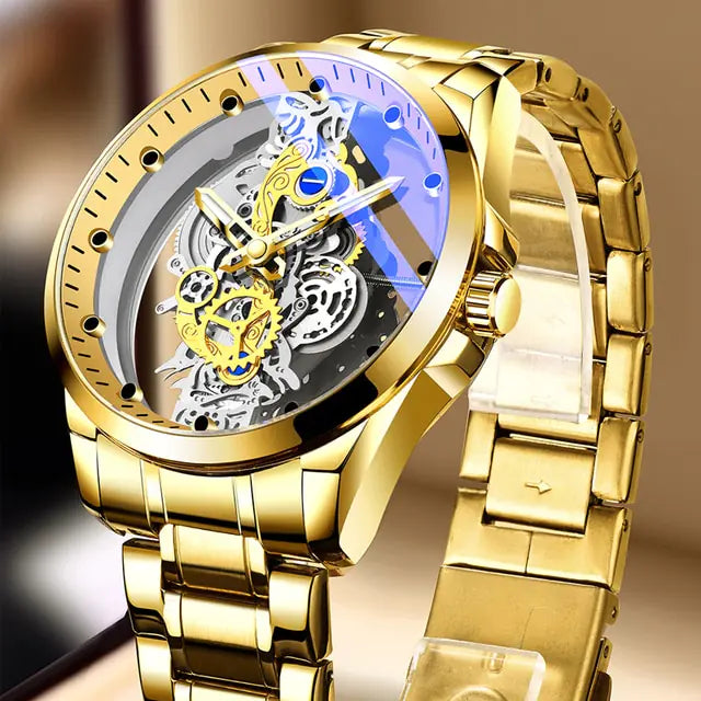 Embrace Timeless Style with the Skeleton Vintage Men's Watch