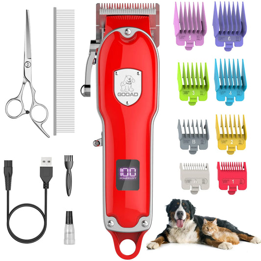 4-Speed Adjustable Pet Hair Clippers
