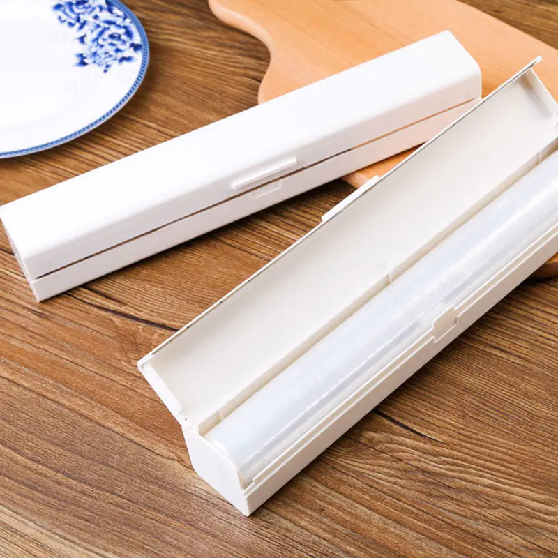 Simple Creative Kitchen Gadget Refrigerator Magnet Cling Film Cutter – Compact Food Storage Essential