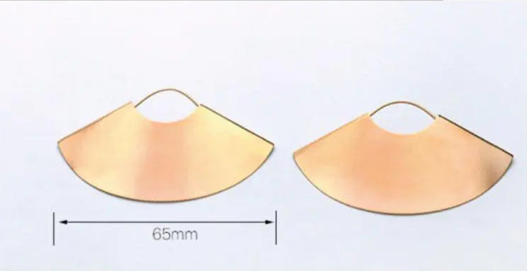 Andrea Earrings – Geometric Statement Earrings in Gold or Silver (ONLY 1 SILVER LEFT!)